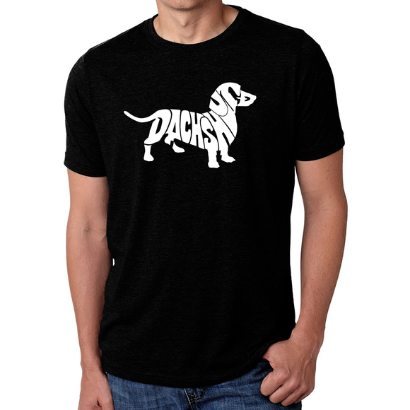 Men's Premium Blend Word Art T-shirt - Dachshund - Picture 1 of 2
